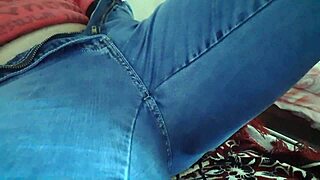 Brunette stepsister enjoys solo hentai session and moans