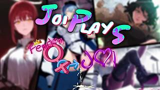 cum in 1 min or denied, ugh, hentai femdom joi quickshot!