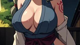 Yoga girls get naughty in Ghibli