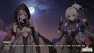 Ep8: Manari Fights Demon of Lust in Half-Demon Shinobi Squirting Battle