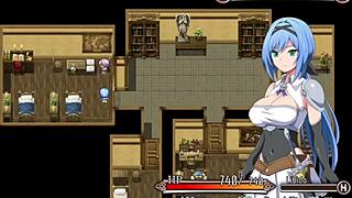 नाइटमेयर नाइट पार्ट 3 में सिटी गार्ड को हाथ मारते हुए पकड़ा। वाइल्ड हेंटाई गेम मोमेंट बड़े मम्मे फेटिश एक्शन के साथ!