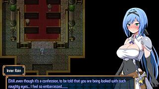 नाइटमेयर नाइट पार्ट 3 में सिटी गार्ड को हाथ मारते हुए पकड़ा। वाइल्ड हेंटाई गेम मोमेंट बड़े मम्मे फेटिश एक्शन के साथ!