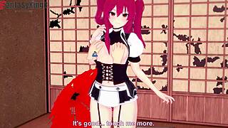 stella vermillion gives footjob handjob boobjob and pov fucking in uniform with big tits ass boobs