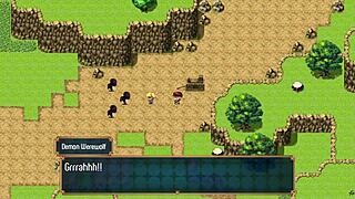 नाइटमेयर नाइट पार्ट 3 में सिटी गार्ड को हाथ मारते हुए पकड़ा। वाइल्ड हेंटाई गेम मोमेंट बड़े मम्मे फेटिश एक्शन के साथ!