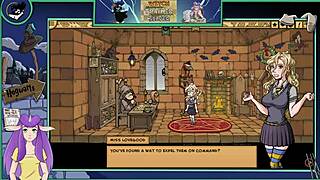 witch trainer silver part 23 features blonde and brunette witches in harry potter style game