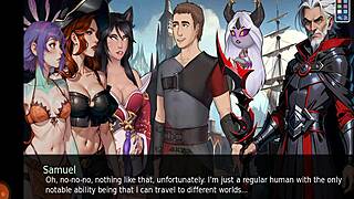 Hg Dirty Fantasy P6: Meeting Vi, Fait, and Jinx in Wild Group Hentai Action