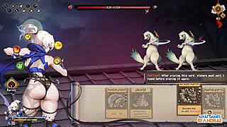 Ep8: Manari Fights Demon of Lust in Half-Demon Shinobi Squirting Battle