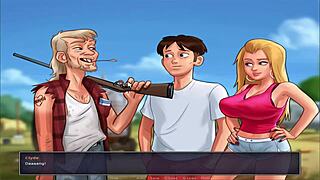 बड़े एशियाई स्तनों वाली गर्मी की सागा भाग 19