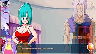 dragon ball z bulmas adventures 4 part 3 with blonde orgy action