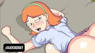 रिक एंड मोर्टी एडवेंचर जहां मोर्टी जेसिका को फुली एक्सप्लोर करता है ऐनिमेटेड फैंटेसी में।