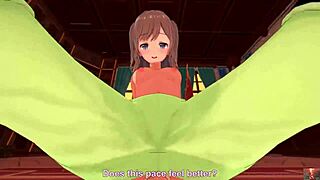 girl sneaks into office, boss mistakes it for a dream with big tits and asian hentai