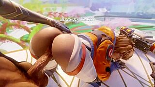Anime and cartoon porn with big dicks and creampies