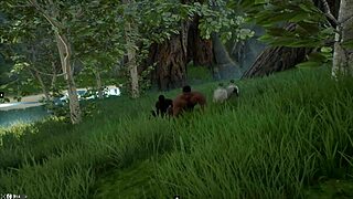 Primate Politics D1: Crash Landing Turns Into Crew Sex with Locals on Nudist Beach