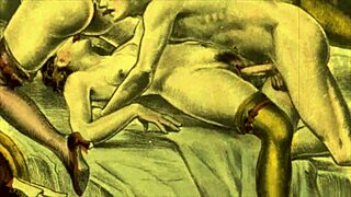 Vintage erotic drawings got me hooked, so steamy! 😍