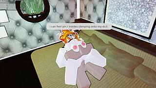 Cute fire girl slammed hard by big white cock in part 2!