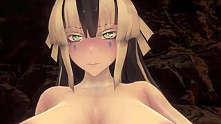 Busty Yuki-Onna in Stunning 4K 3D Hentai Game