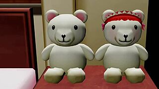 लेस्बियन प्राइड में लिपटी 3D यूरी बॉन्डेज सेक्स