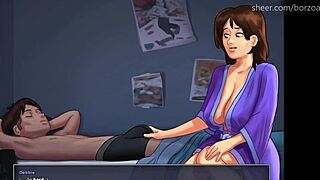 अरे वाह, स्टेपसिस्टर ने मुझे स्टेपमॉम को मास्टरबेट करते स्पाई करते पकड़ लिया!