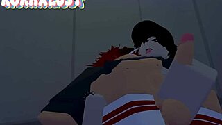 Why does this taller psycho girl dominate the Roblox femboy so hard in 3D?