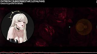 Blonde milf mistress teases with strapon in erotic femdom chastity audio!