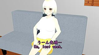 azu slender gal sample movie featuring anime style slender girl