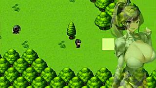 big-breasted adventurer in cuckold harem rpg