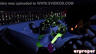 VRChat सरप्राइज ओरल स्टीमी हॉट टब में