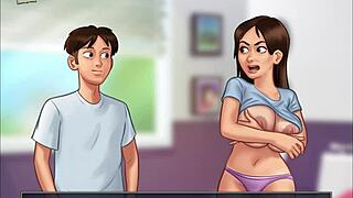 समरटाइम सागा 96 में मुझे आश्चर्य है कि यह बड़ी स्तन वाली ब्लॉन्ड मिल्फ घरेलू इरोटिक गेम में भूरी टीन 18+ बड़ी गंद ऐनिमे बेब के साथ क्यों जाती है?