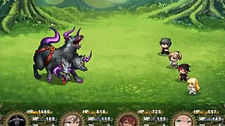 big-breasted adventurer in cuckold harem rpg