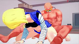 कैम रोशी क्रिलिन को छोड़कर एंड्रॉइड 18 को चोदता है ड्रैगन बॉल जेडएक्स 5 में। फुल पीओवी मूवी शीयर फैंटेसीकिंग3 पर!