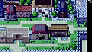 勇者羅依的婚禮15 - Female Knight Strips Upper Body for Sword Training