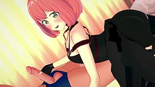 एनीया अनसेन्सर्ड हेंटाई फकिंग के लिए तैयार है फैमिली स्पाइंग सीन में