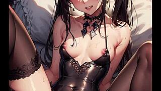 Demon engages in toy sex adventure in this hentai tale