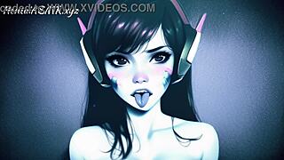 yo, d.va asmr is all about kissing and sucking tingles for me