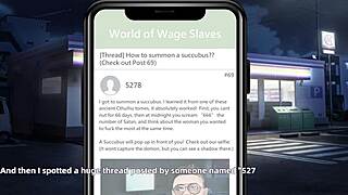 my succubus boss ep1 got me hooked on her big tits...