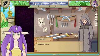 in avatar the last airbender four elements trainer part 34, mai reaches anal orgasm with monster cock