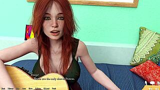 बीइंग अ डिक 23 - गॉर्जियस बस्टी रेडहेड सोरोरिटी प्रेसिडेंट गेट्स टिट्टी फकड हार्ड