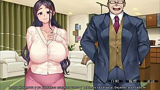 My wife’s enslaved by my boss in this hentai prologue, part 1! 😱