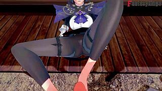 Wow, Clorinde's ahegao face while fucking hard in this fantasy POV manga scene!