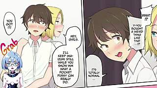 इन इमाइज़ुमिस हाउस, गाल्स गैदर फॉर सम बिग टिट्स ओप्पाई फन इन दिस मंगा-स्टाइल एनिमे गेम विथ जापानीज हेंटाई वाइब्स