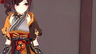 chiori pov fucking in genshin impact fantasy