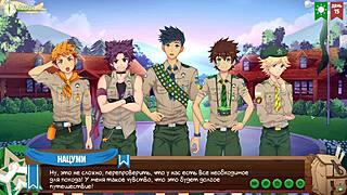 गेम फ्रेंड्स कैंप एपिसोड 10 - बीच फन विथ रशियन वॉइस।