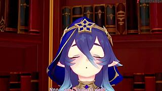 लैला, तुम जीन के ऑफिस में पीओवी स्टाइल में चोद रही हो? जेनशिन इम्पैक्ट फुल फैंटेसी ऐक्शन!