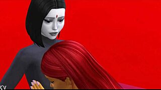 हे, रेवन और स्टारफायर के साथ टाइटन थ्रीसम में जॉइन करना चाहोगे?