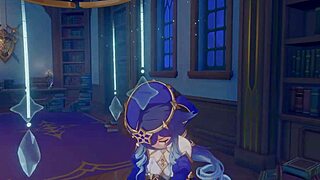 लैला, तुम जीन के ऑफिस में पीओवी स्टाइल में चोद रही हो? जेनशिन इम्पैक्ट फुल फैंटेसी ऐक्शन!