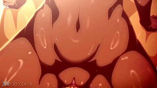 yoruichi x ichigo bleach hentai manga anime scene