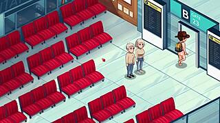 Honeysun Tutorial Redhead Flight Attendant Blowjob