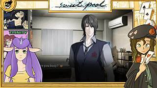 Sweet Pool Yaoi Uncensored Game Part 2: Blonde Studs by the Pool.