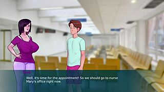 Sexnote Part 2 brings big ass stepmom parody with classmate milf tits and game action 😏🍑