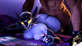 बाल्ड एस पसी ऐश एनल फकड होती है जबकि थिक फेट एस वायस पीछे से फकड होती है और मस्कारा ट्रेसर कॉक चूसती है